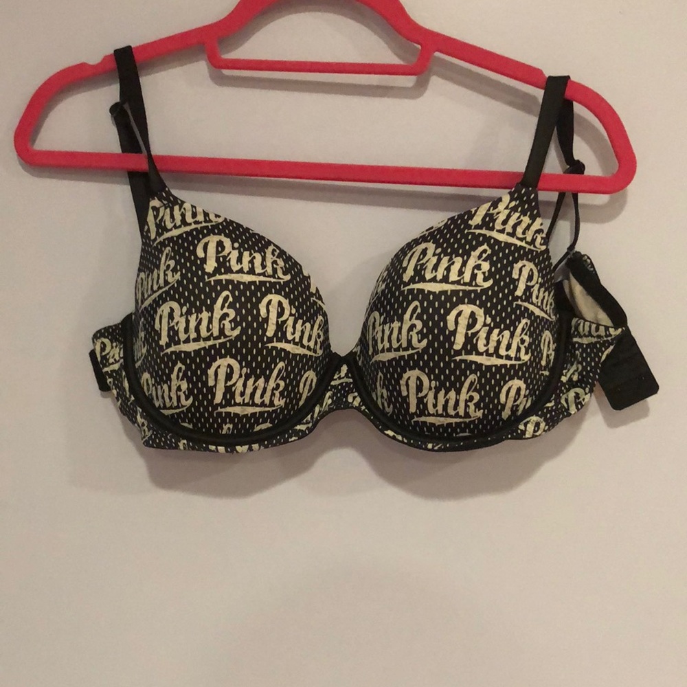 Pink Victoria’s Secret bra